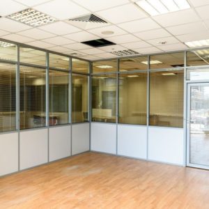 Комбинированная алюминиевая перегородка GFTD555